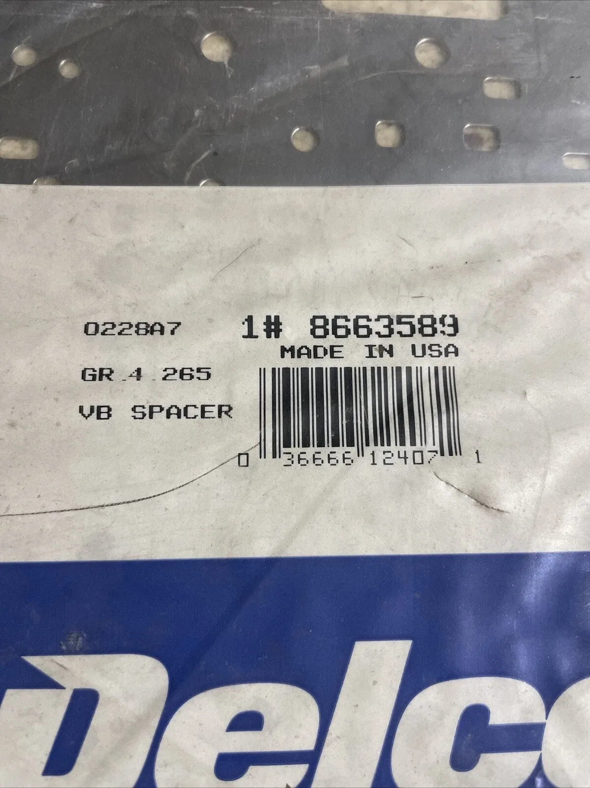 1985-1991 Chevy Automatic Valve Body Spacer Plate ACDelco 8663589 image 2