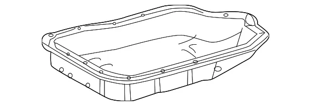 Genuine Toyota Transmission Oil Pan 35106-06020