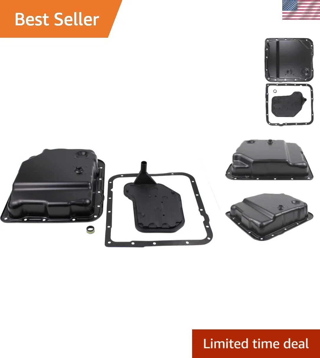 Complete Automatic Transmission Oil Pan Set - Unbranded (Automatic Transmission Oil Pan Set)