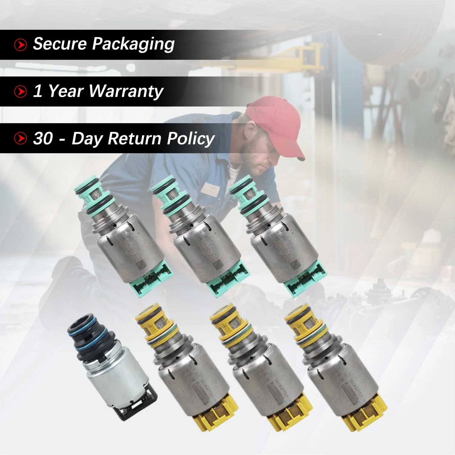 Chevy Cruze / Buick LaCrosse Valve Body Solenoid Kit 6T40-7PCS image 4