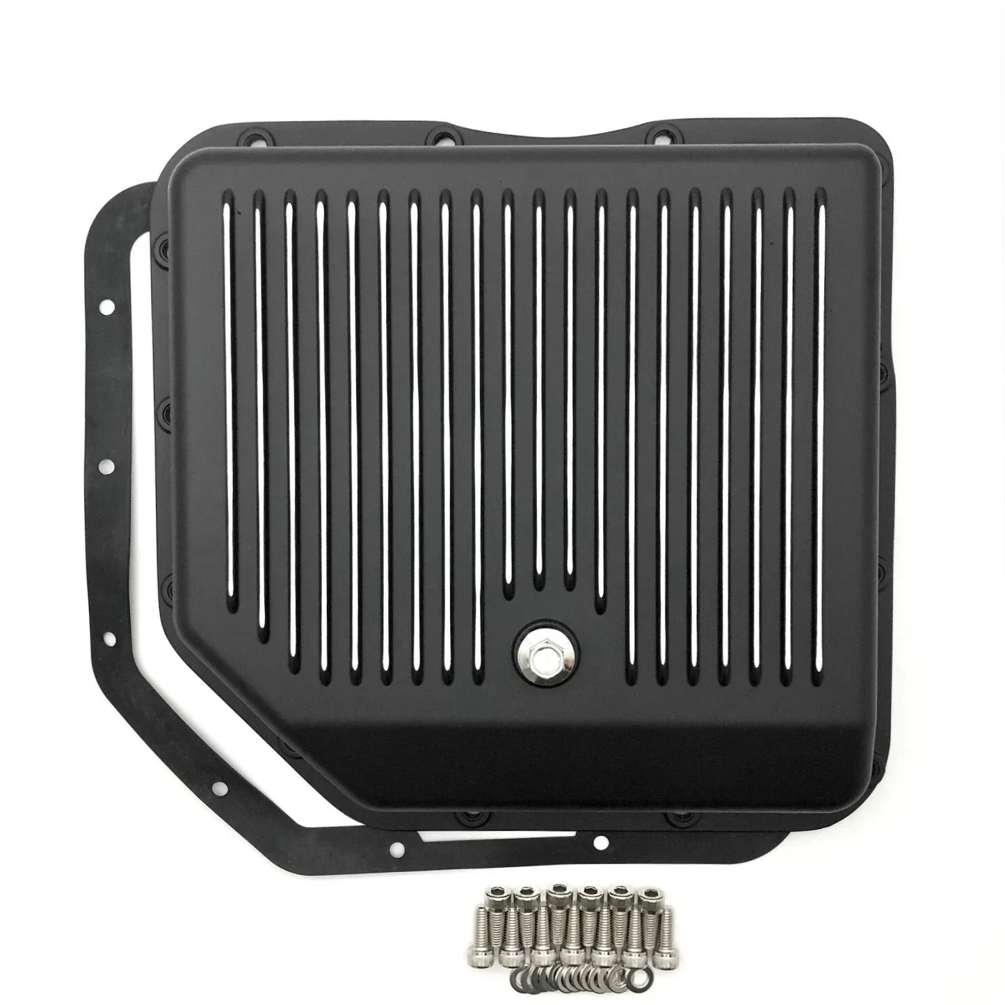 GM Transmission Oil Pan TH350 Turbo 350 Stock Capacity Die Cast Aluminum image 2