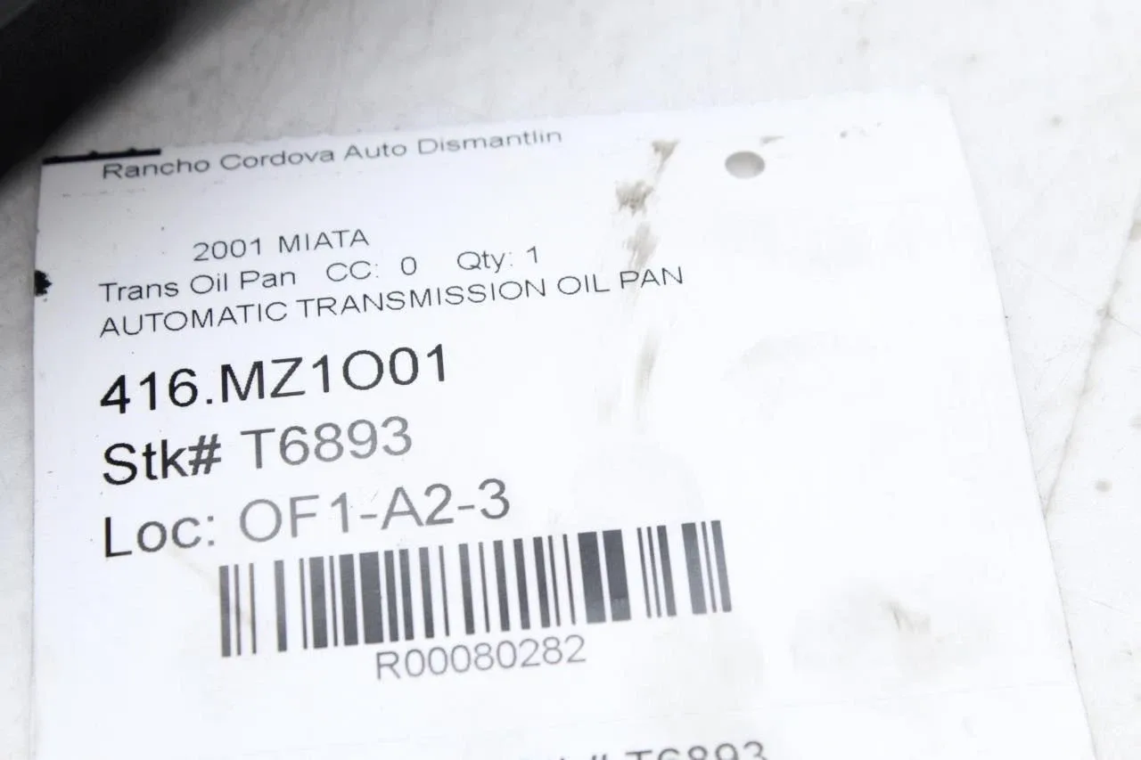 MIATA 99-05 Automatic Transmission Oil Pan (DENTED) 80282 image 2