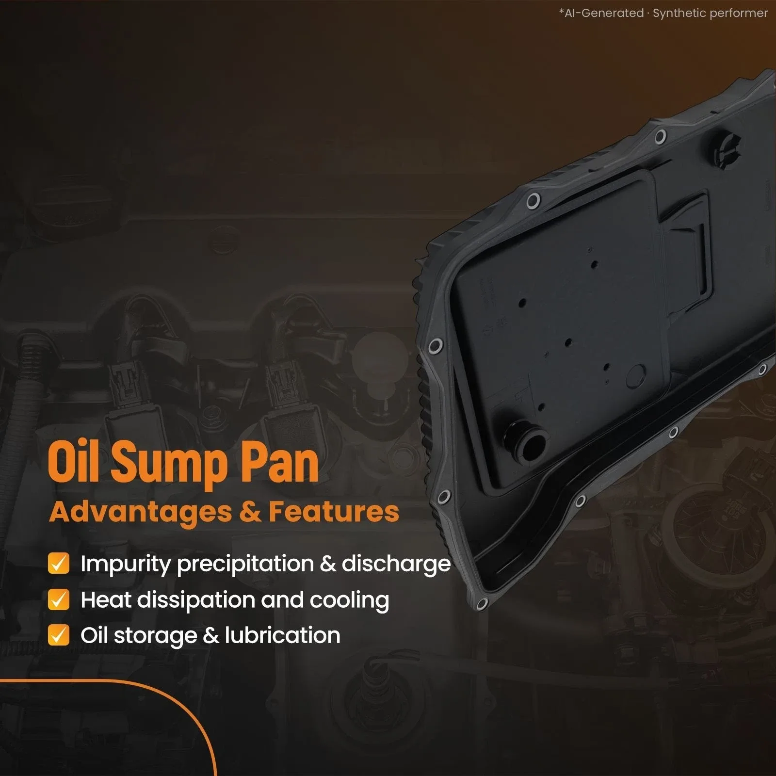 2017-2019 Audi Q7/S4/S5/SQ5 Automatic Transmission Oil Pan - 0D5398009 image 2
