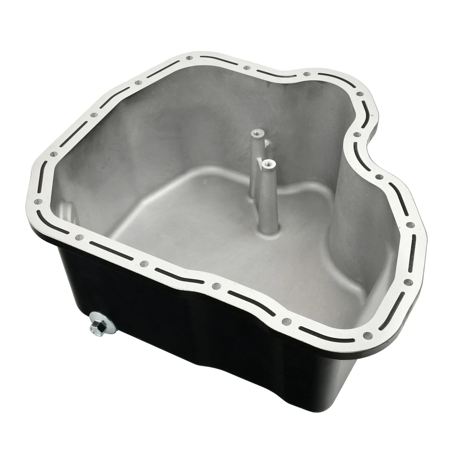 2001-2010 GMC Sierra / Chevrolet Silverado 6.6L Aluminum Transmission Pan - 114052020 image 4
