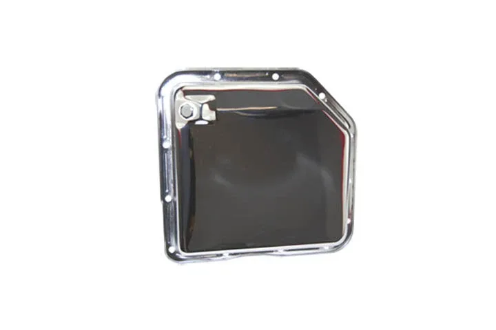 Automatic Transmission Oil Pan TH 350 chevy turbo chrome steel smooth with plug