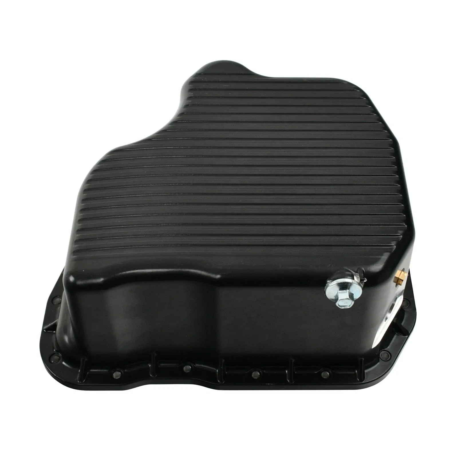 High-Capacity Cast Aluminum Engine Oil Pan For 2001-2010 GM 6.6L Duramax Black image 2