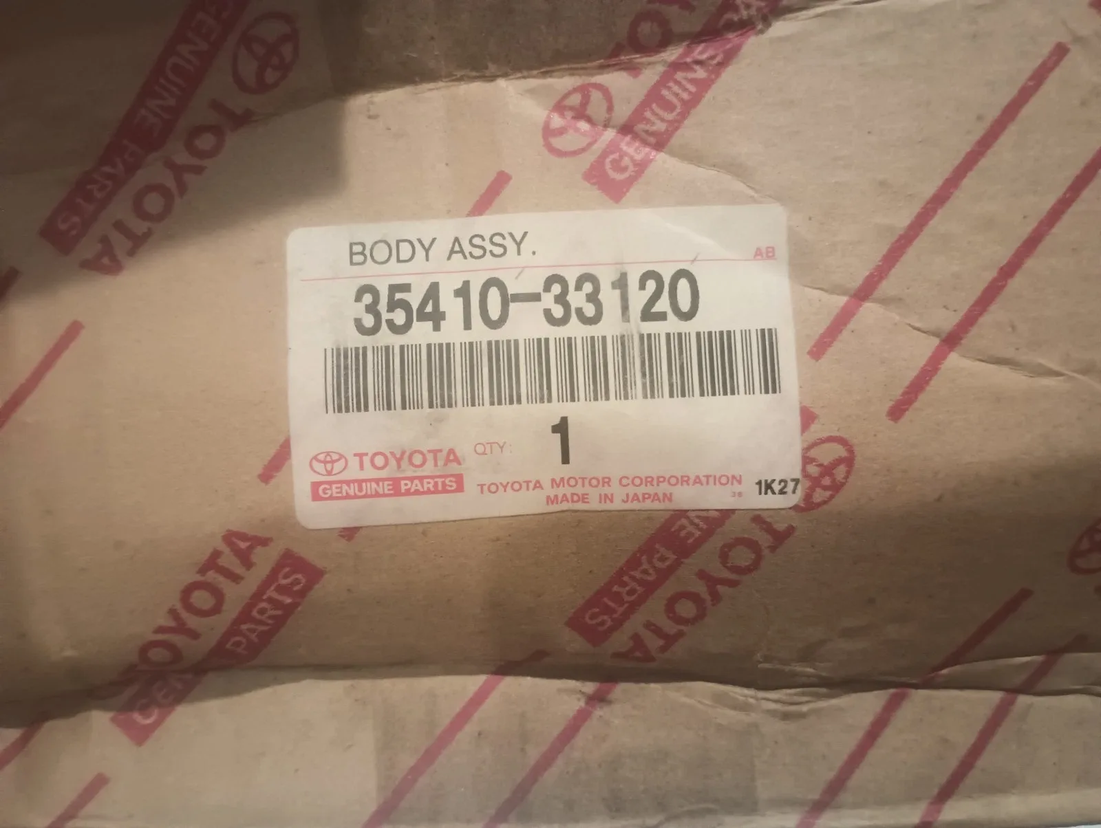 2001-2003 Valve Body (35410-33120 / 3541033120)