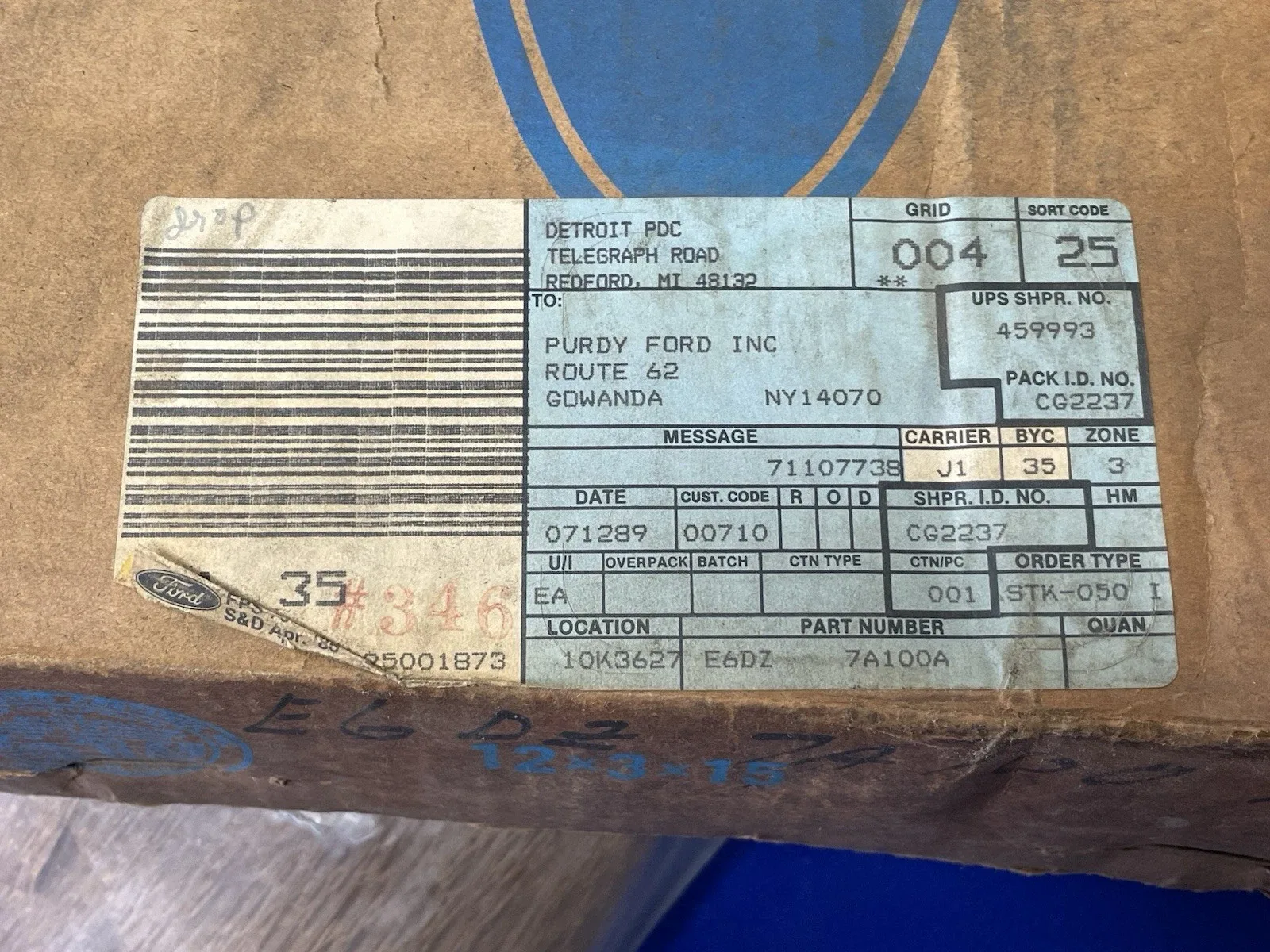 Ford Transmission Valve Body Main Control E6DZ-7A100-A image 3