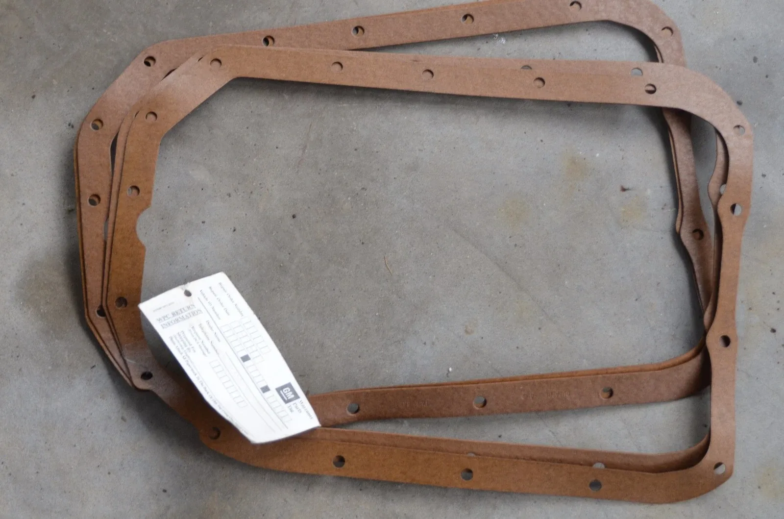 LOT OF (4) GM 4L80E 4L85E Automatic Transmission Oil Pan Gasket DURAPRENE 38936f image 3