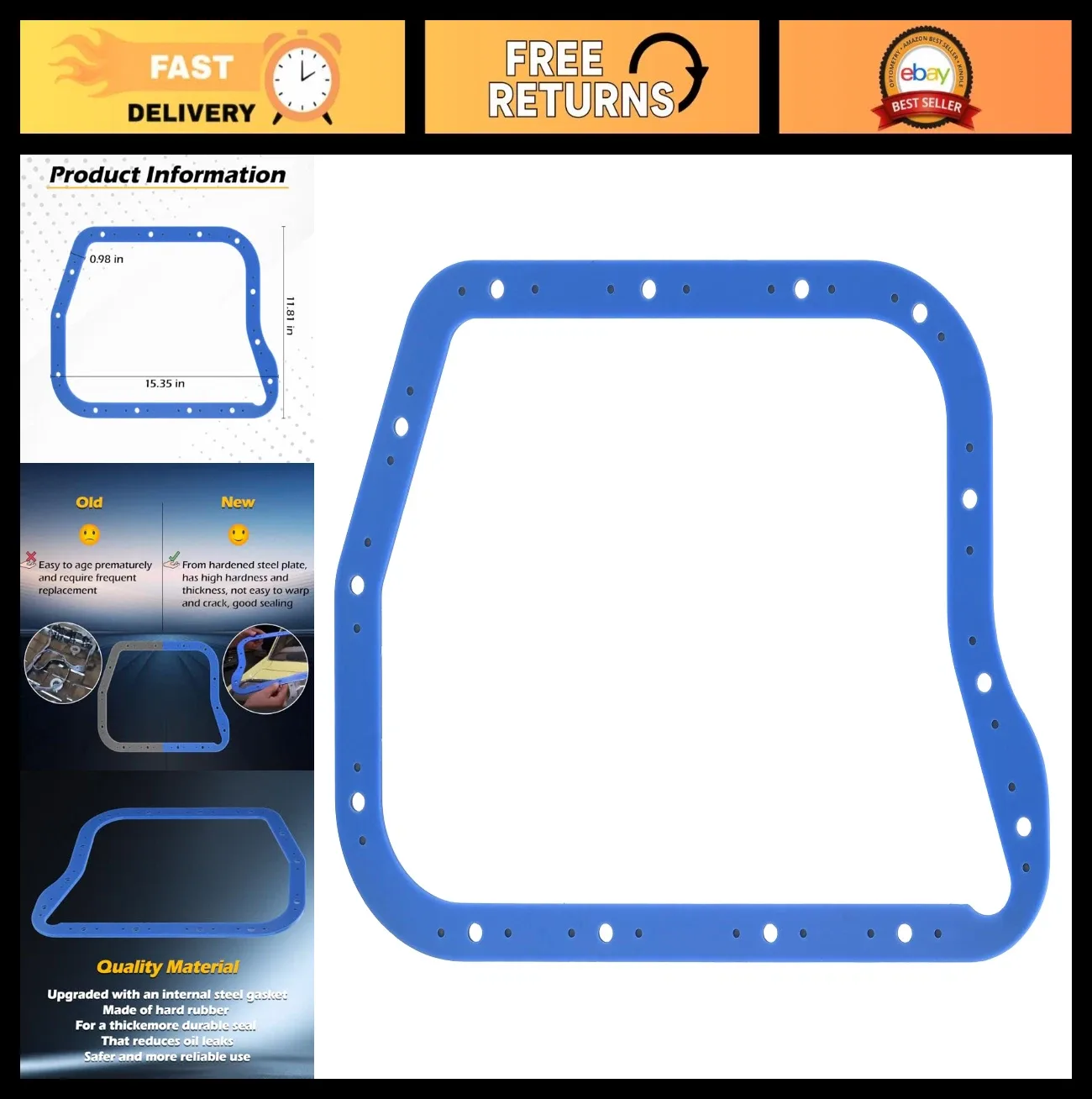 Torqueflite 727 Transmission Oil Pan Gasket MPN 27766