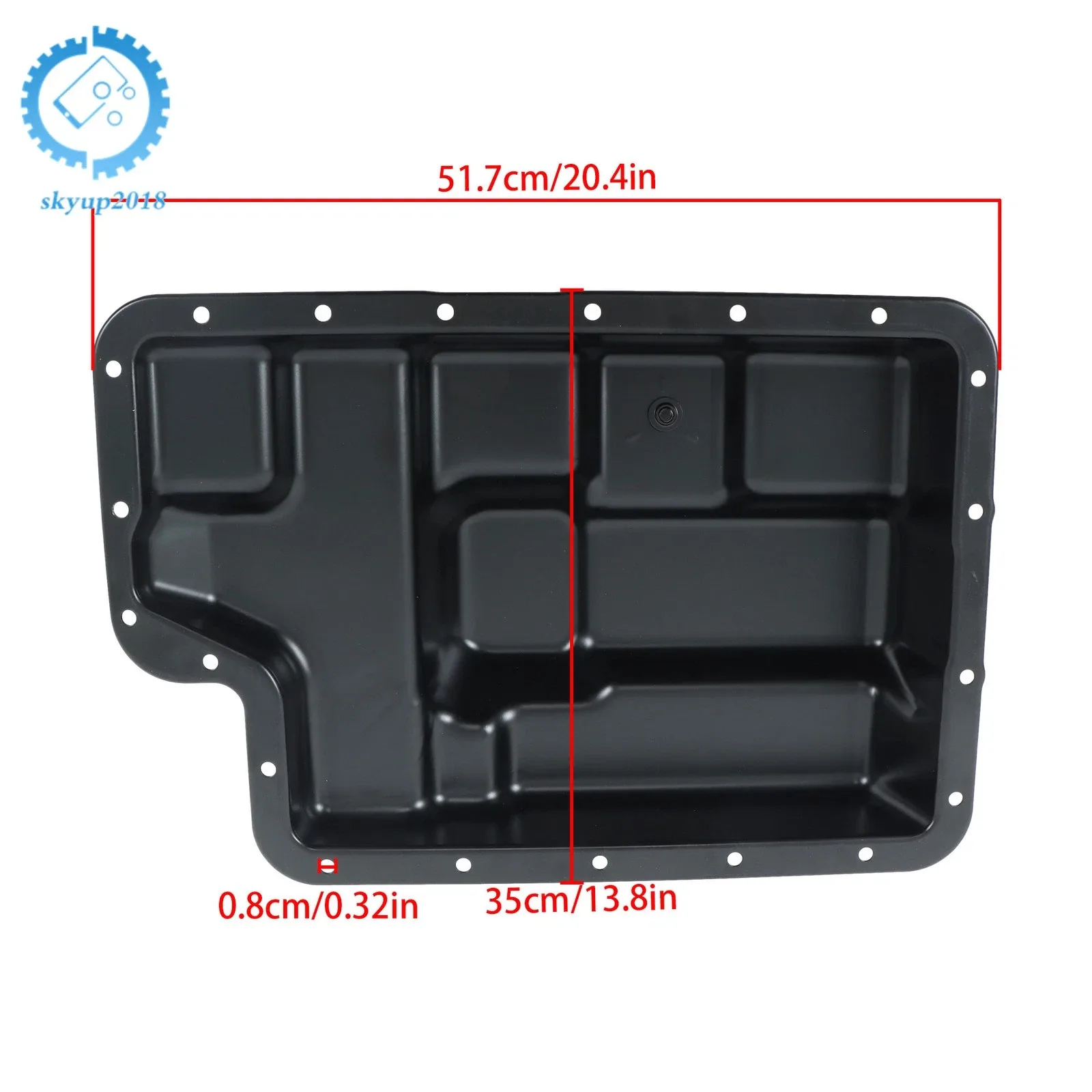 Transmission Oil Pan For Ford E-350 Super Duty 2005-2007 E-450 Super Duty 2006 image 2