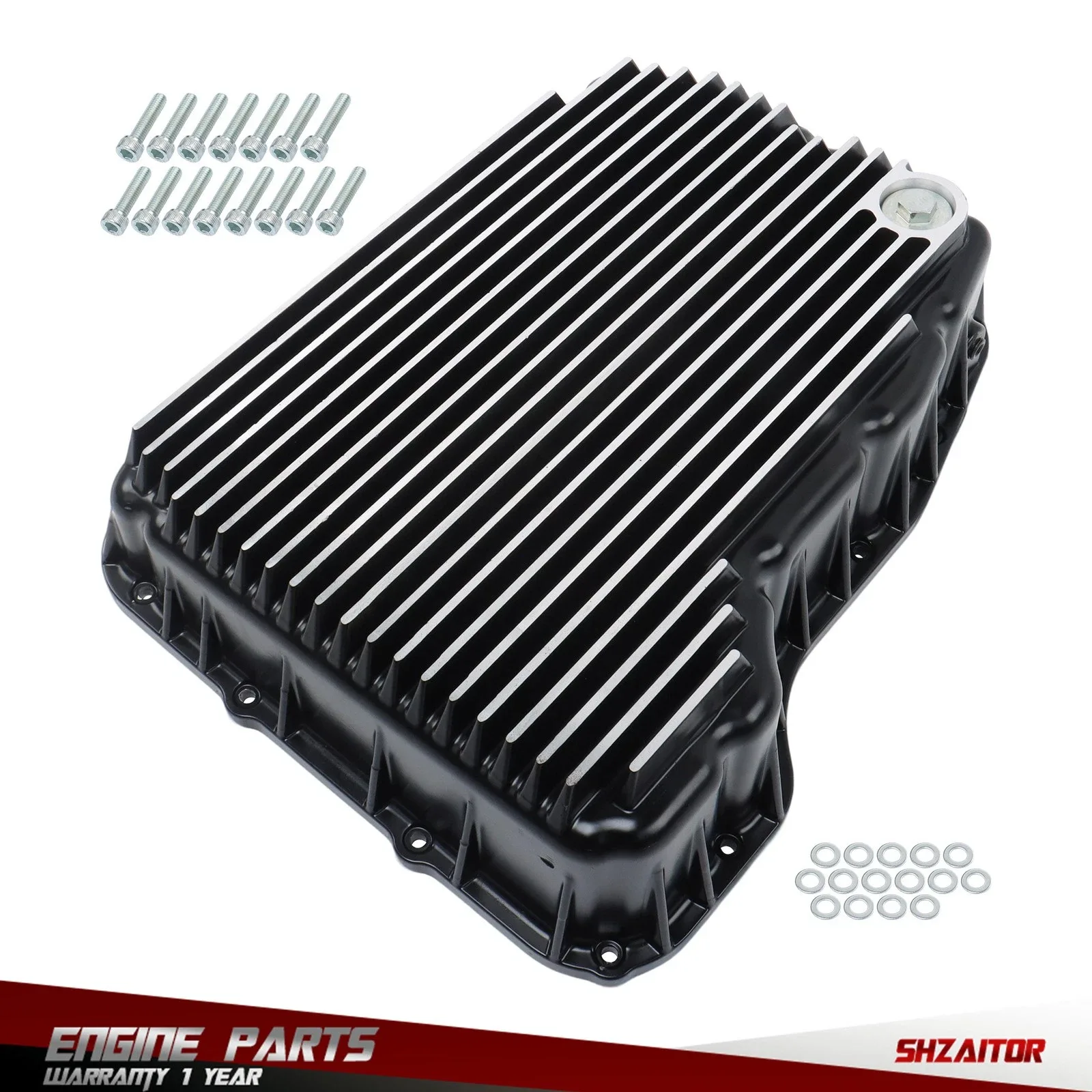 2007-2018 Ram 68RFE Deep Aluminum Transmission Pan IE2224599ES 228052110 image 2