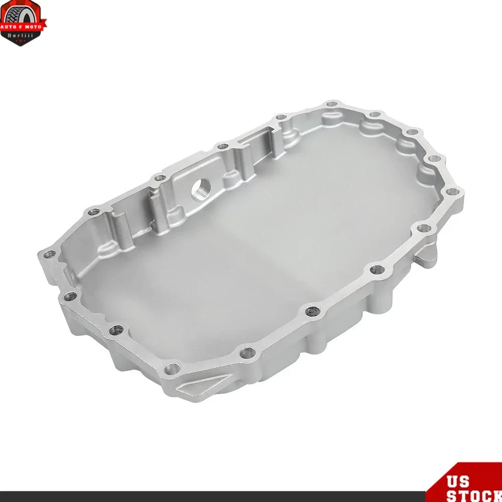 Transmission Oil Pan w/ Drain Plug For 14-20 Honda Civic 1.5L 1.8L 2.0L 2.4L CVT image 4