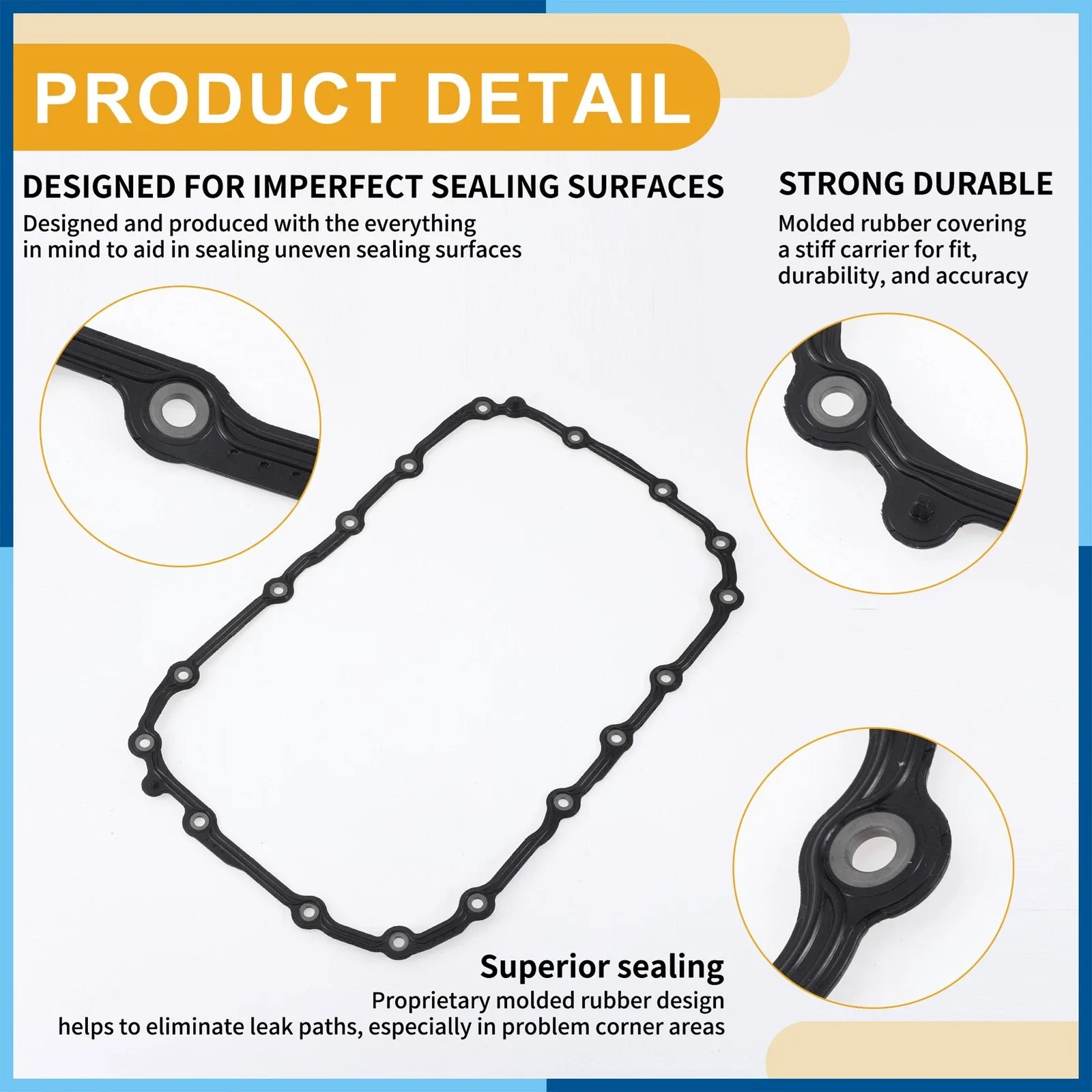 Oil Pan Gasket 24225800 for Chevrolet Camaro (2010-2015) & Cadillac ATS (2013-2015) image 4
