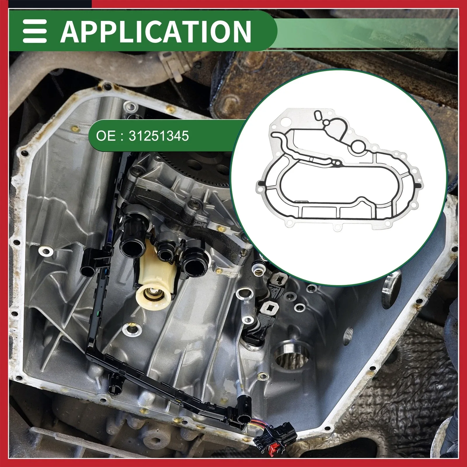 Volvo Oil Pan Gasket 31251345 for S60 2011-2016 & XC90 2007-2014 image 3