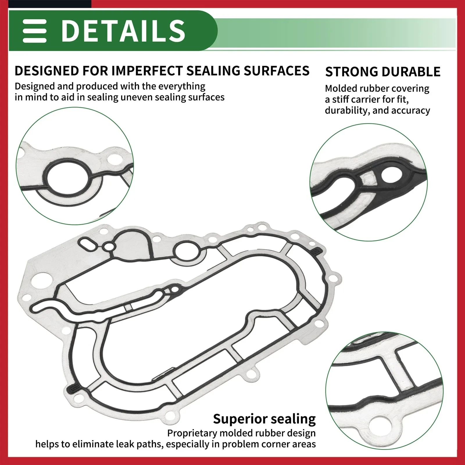 Volvo Oil Pan Gasket 31251345 for S60 2011-2016 & XC90 2007-2014 image 4