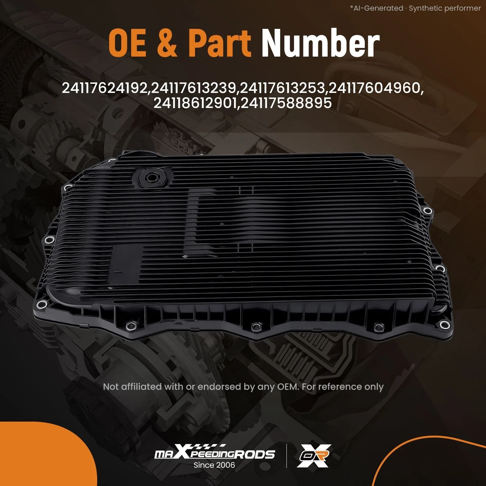 2013-2015 BMW X1 Transmission Oil Pan MPN I7O9X4 image 2