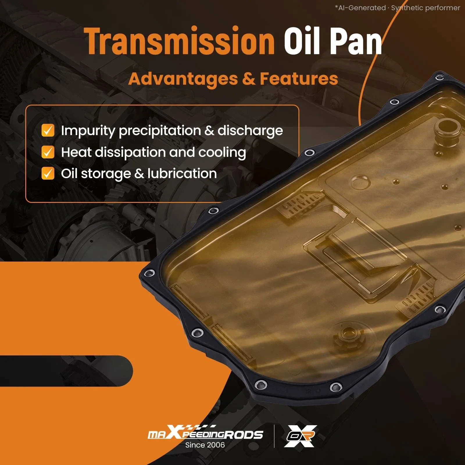 2013-2015 BMW X1 Transmission Oil Pan MPN I7O9X4 image 3