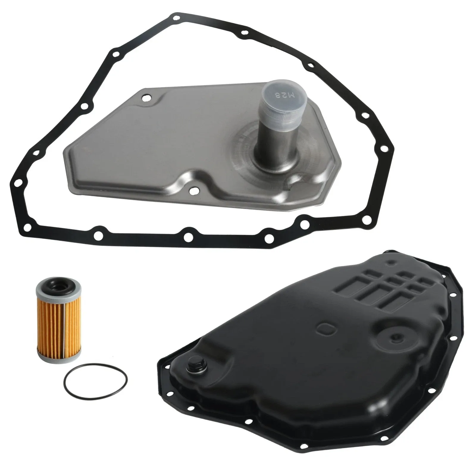 Transmission Oil Pan w/Drain Plug & Filter, for Nissan Versa 12-19