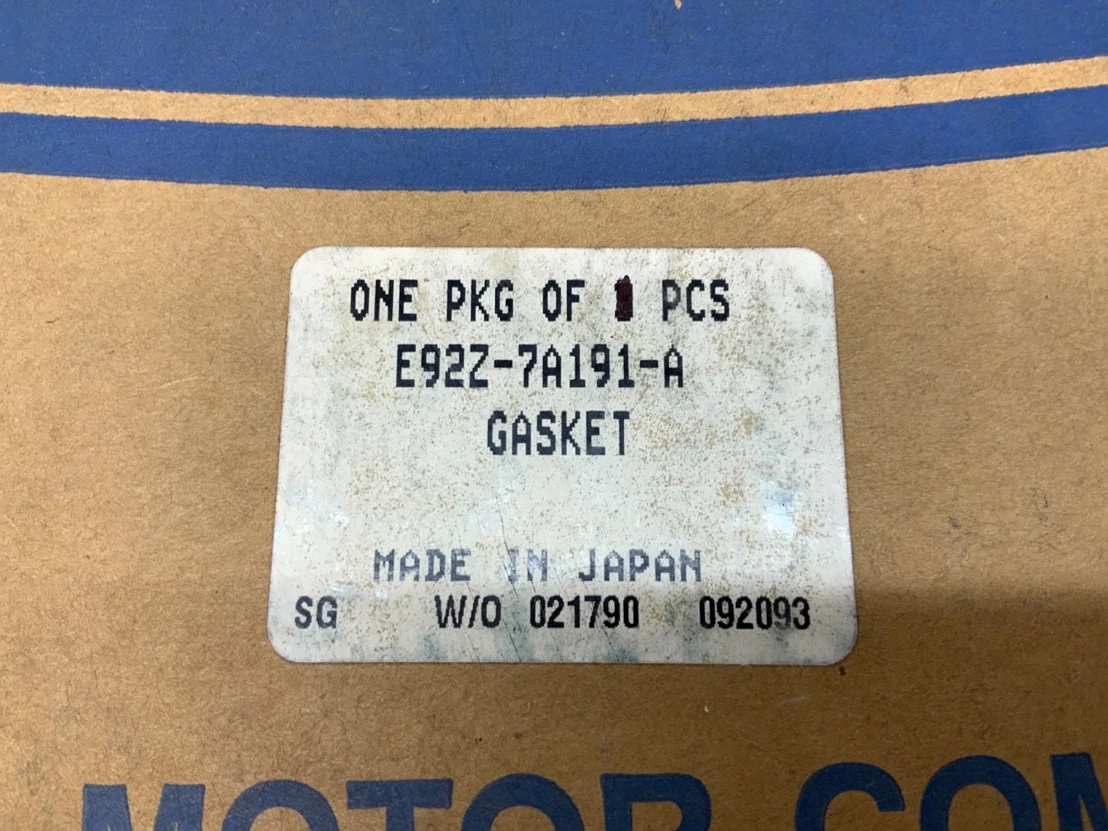 1989-1997 FORD PROBE MAZDA 626 4EAT AUTOMATIC TRANSMISSION OIL PAN GASKET image 2