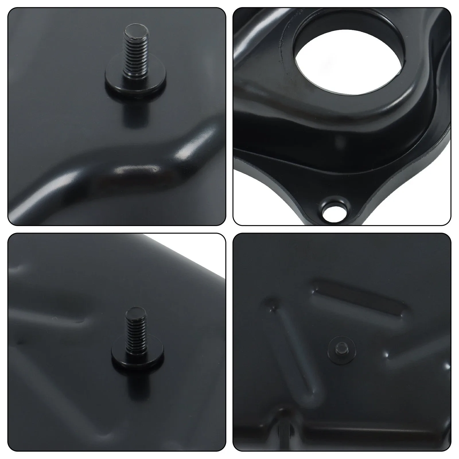 Black Transmission Oil Pan For AUDI A1 A3 Q2 Q3 S3 TT VW Golf Tiguan 0GC325201H image 3