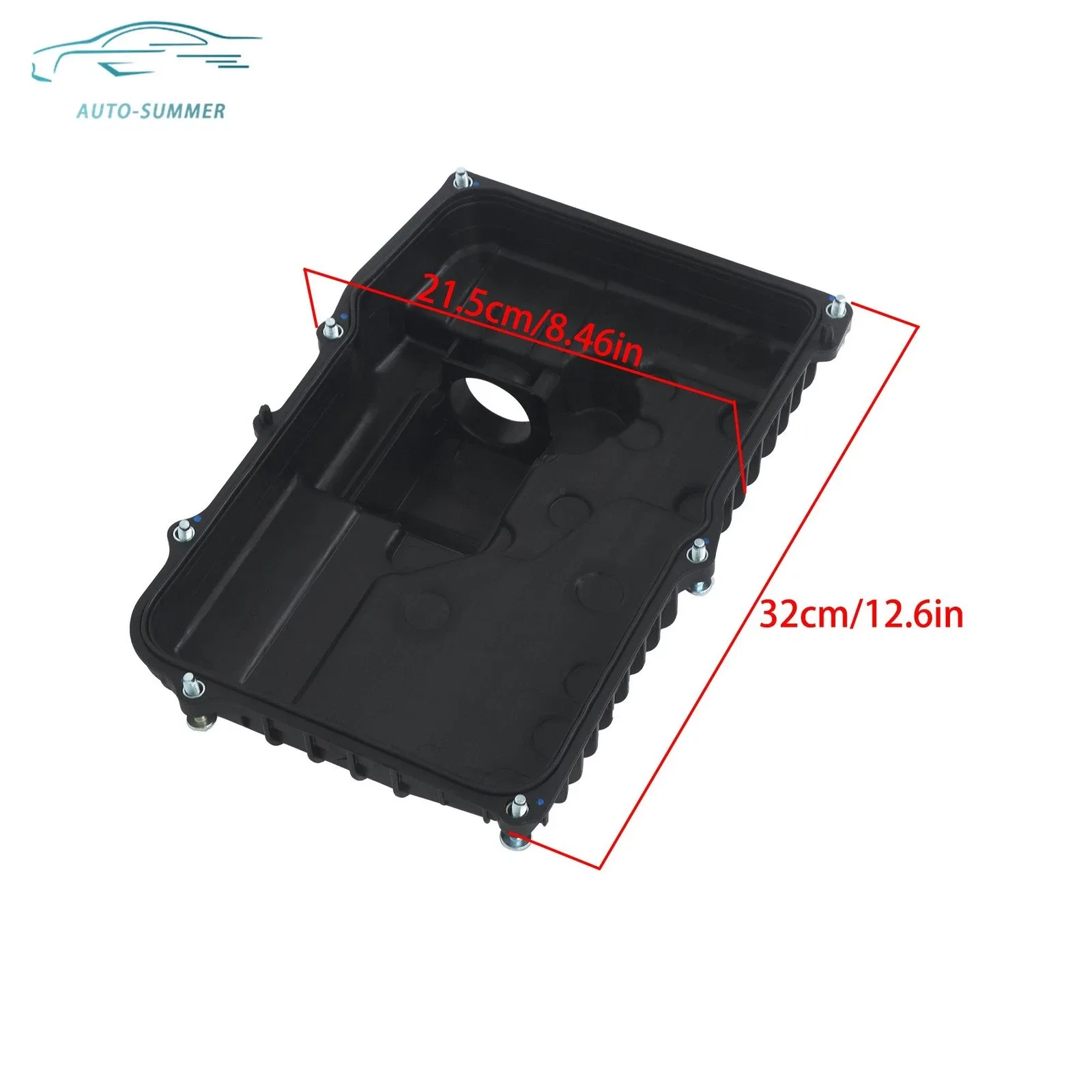 2014-2019 Jeep Cherokee / Chrysler Pacifica / Fiat 500L Transmission Oil Pan AS843866MM image 2