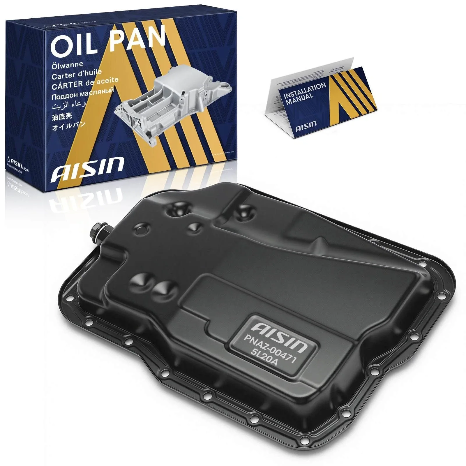 AISIN PNAZ-00471 Transmission Oil Pan for Mazda 3 5 6 Protege Protege5 1999-2009