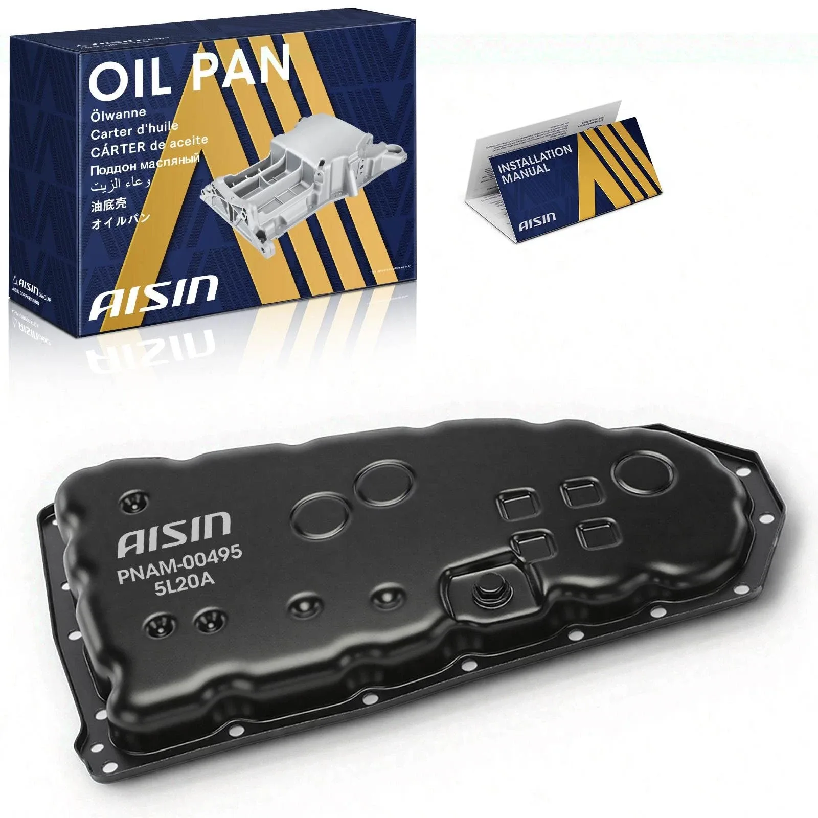 AISIN Transmission Oil Pan for Mitsubishi Outlander Lancer 2015-2024 2.0L 2.4L