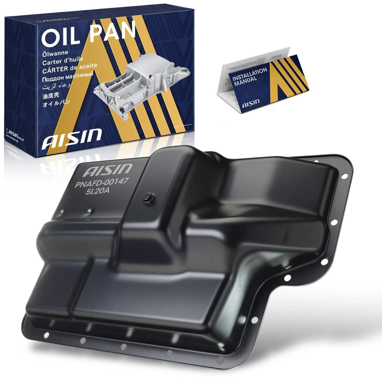 AISIN Transmission Oil Pan for Ford F-150 F-250 F-350 F-450 Super Duty 1996-2005