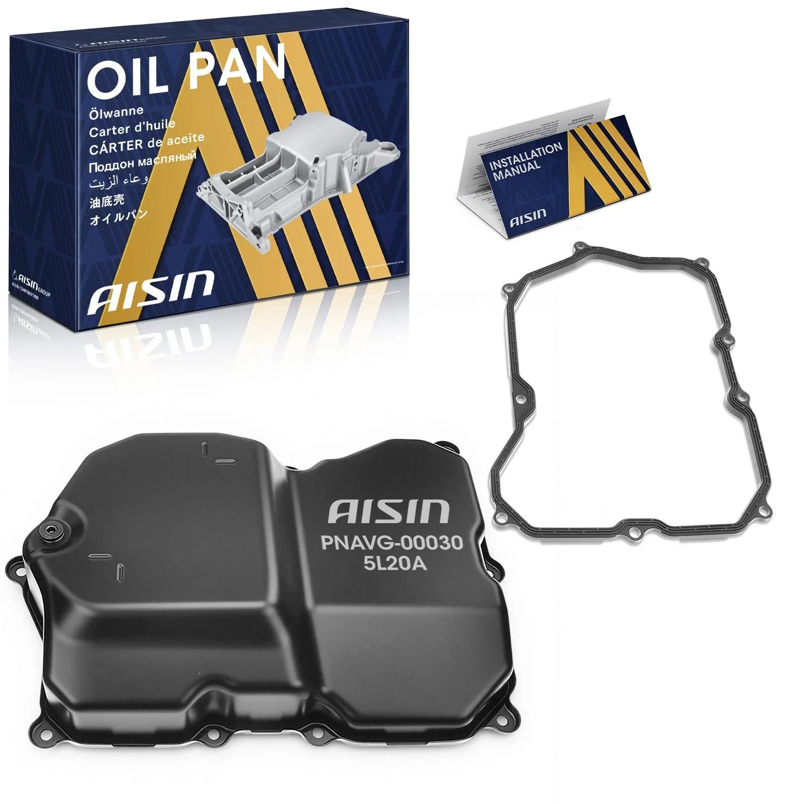 AISIN Auto Transmission Oil Pan for Volkswagen Passat Tiguan 2006-2007 2009-2019