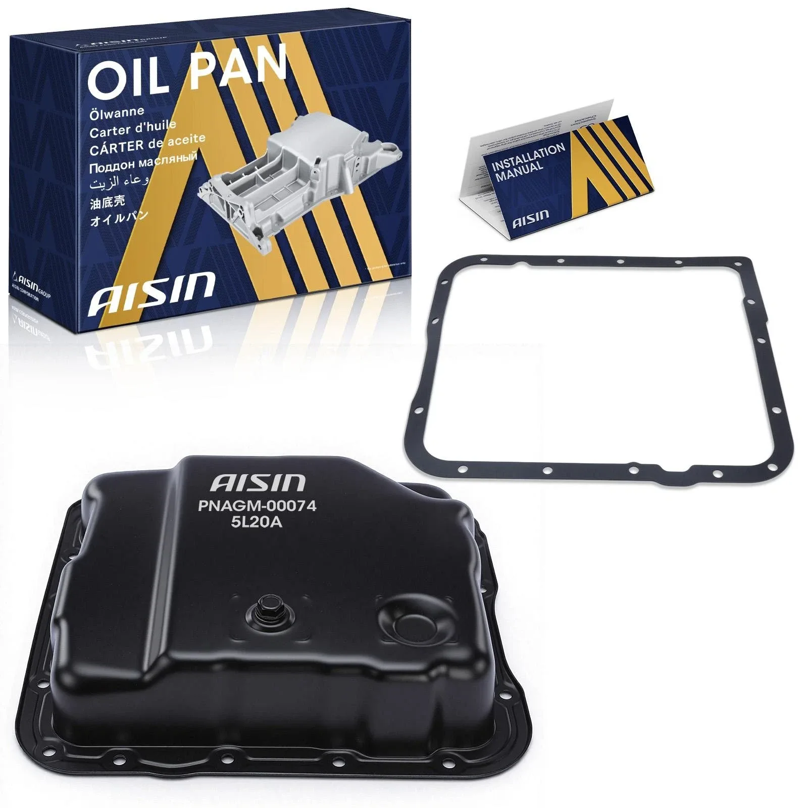 AISIN Transmission Oil Pan for Chevrolet Silverado GMC Sierra 1500 Yukon Canyon