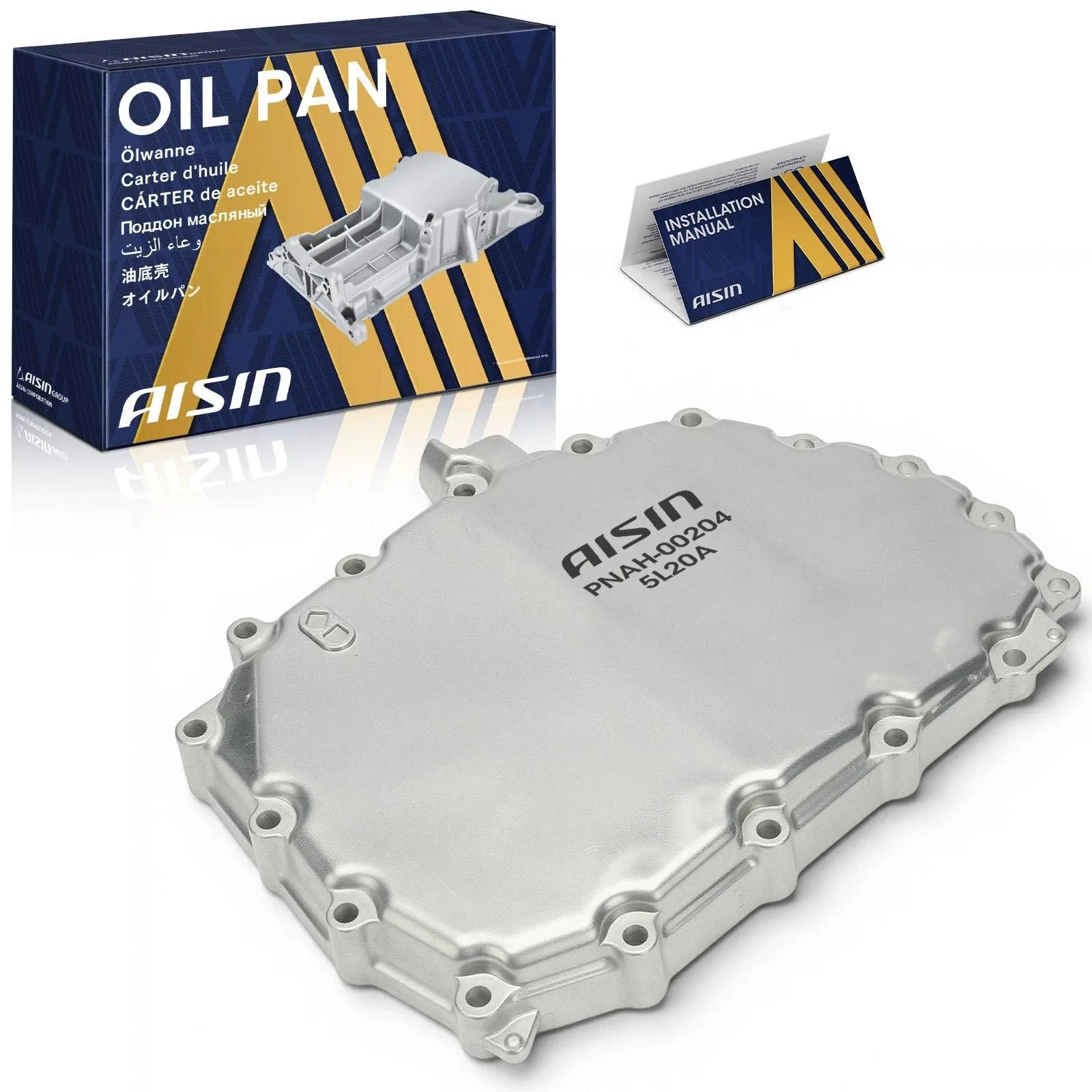 AISIN PNAH-00204 Transmission Oil Pan for Honda Fit HR-V 2015-2019 L4 1.5L 1.8L