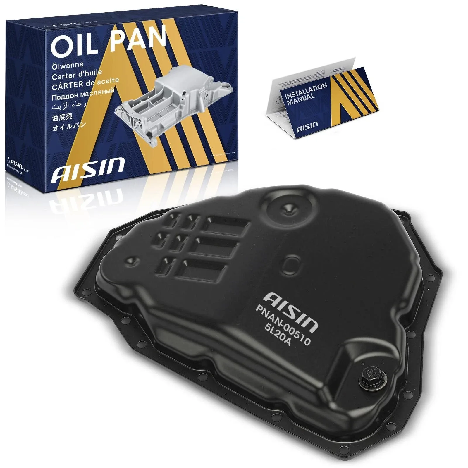 AISIN Auto Transmission Oil Pan for Nissan Sentra Versa 2012-2019 L4 1.6L 1.8L