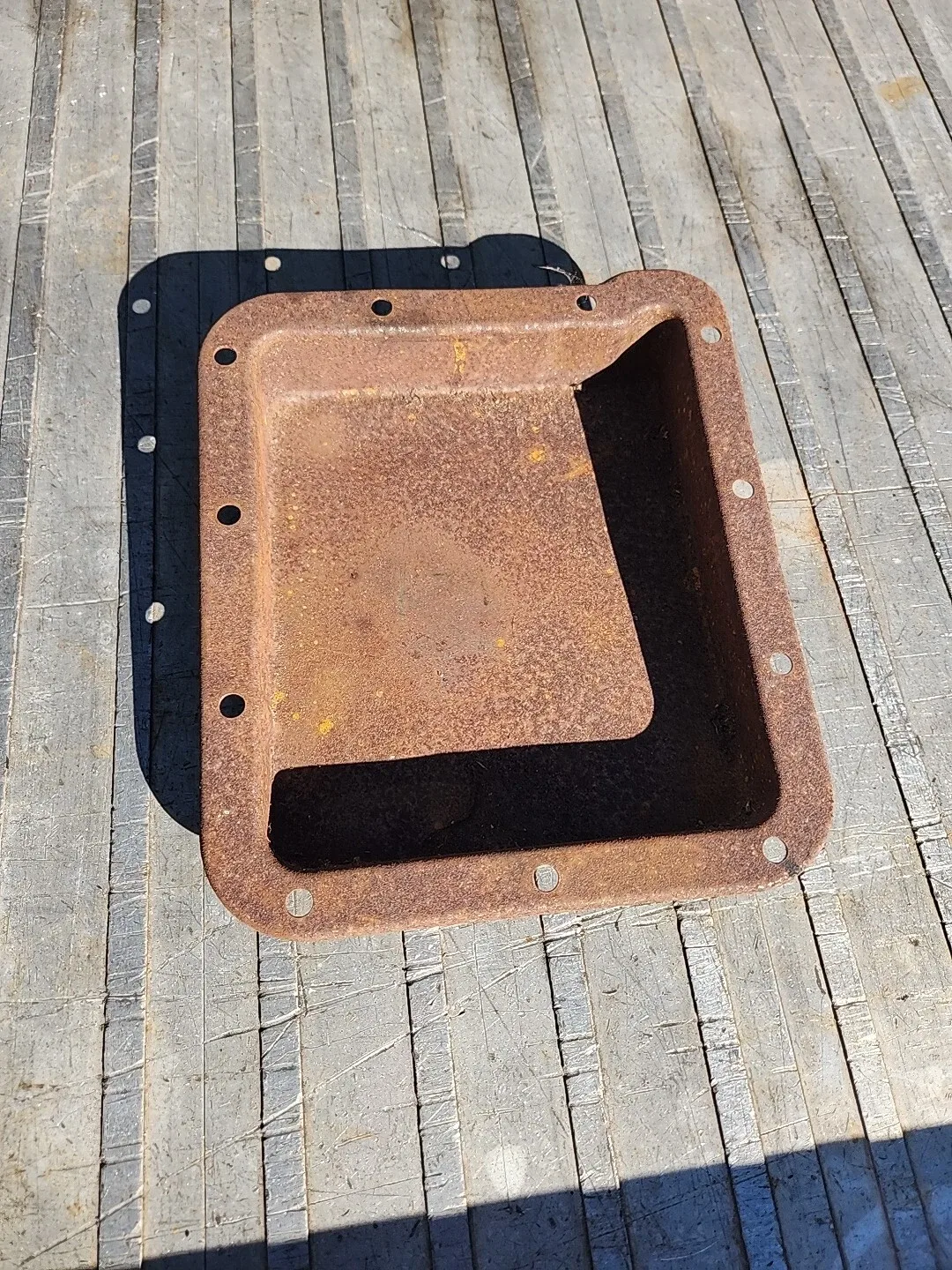 Ford C4 Automatic Transmission Oil Pan Later Pan Fill Design Clean OEM C-4 Trans image 3