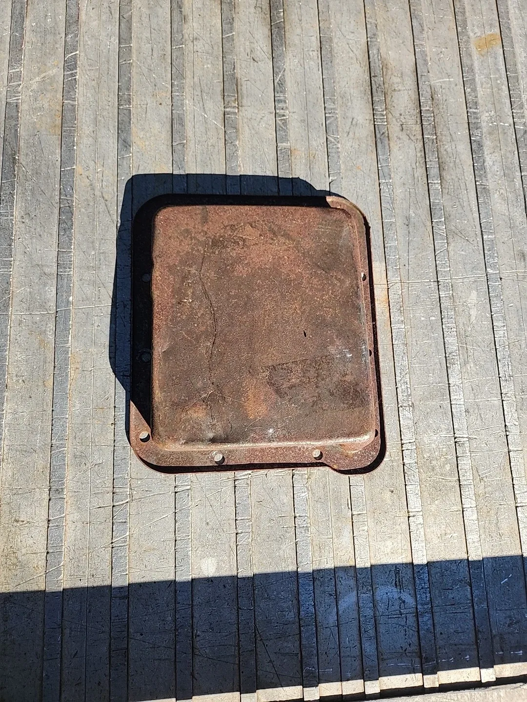 Ford C4 Automatic Transmission Oil Pan Later Pan Fill Design Clean OEM C-4 Trans