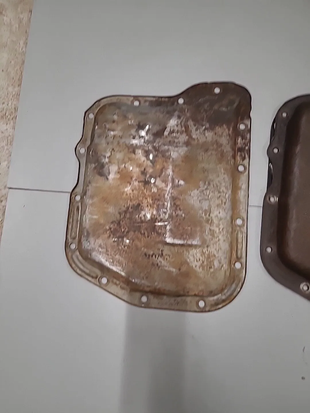 Mopar 727 transmission pan 1968 Plymouth GTX, 1970 Dodge Charger Trans oil pan image 2