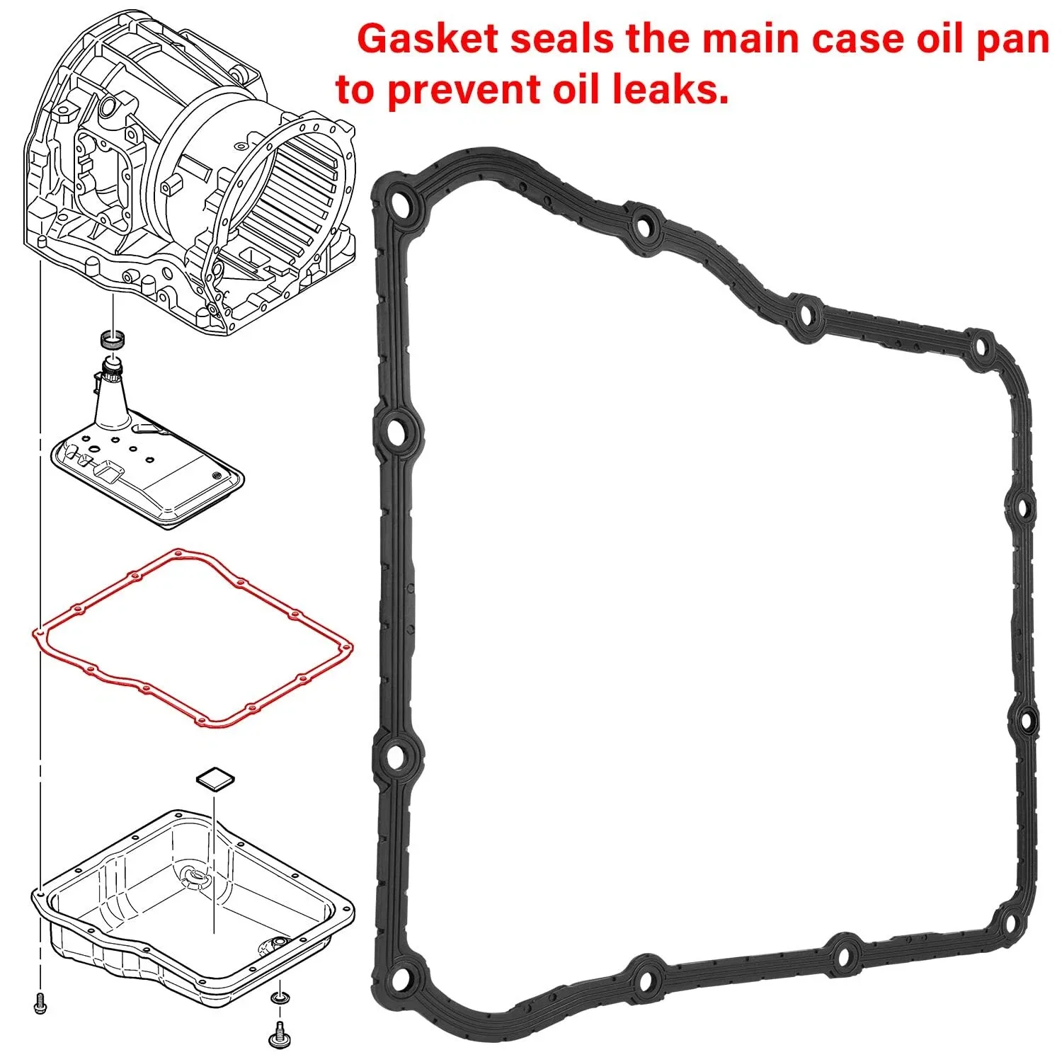 A2A 29549684 Transmission Pan Gasket for Duramax 6.6L (2001-2019) image 2