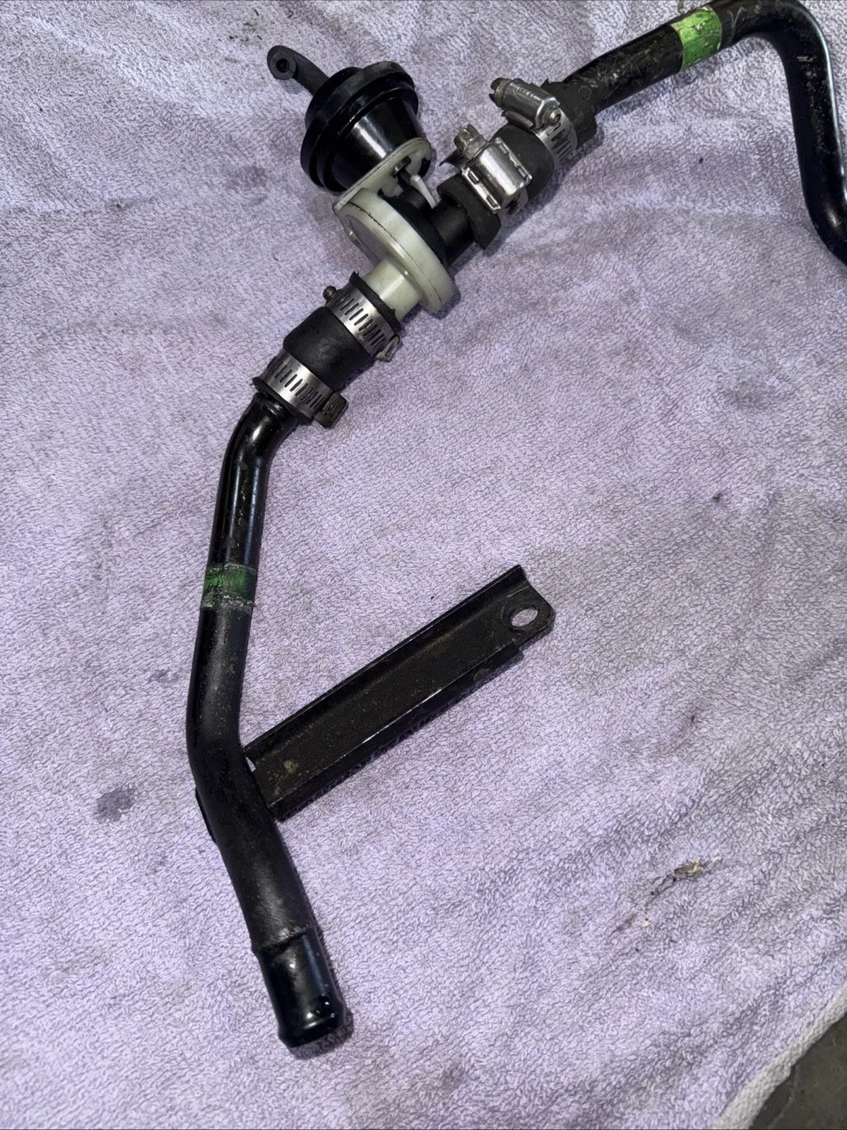 07 PORSCHE BOXSTER CAYMAN AUTO AUTOMATIC TRANSMISSION OIL COOLER LINE HOSE VALVE image 4