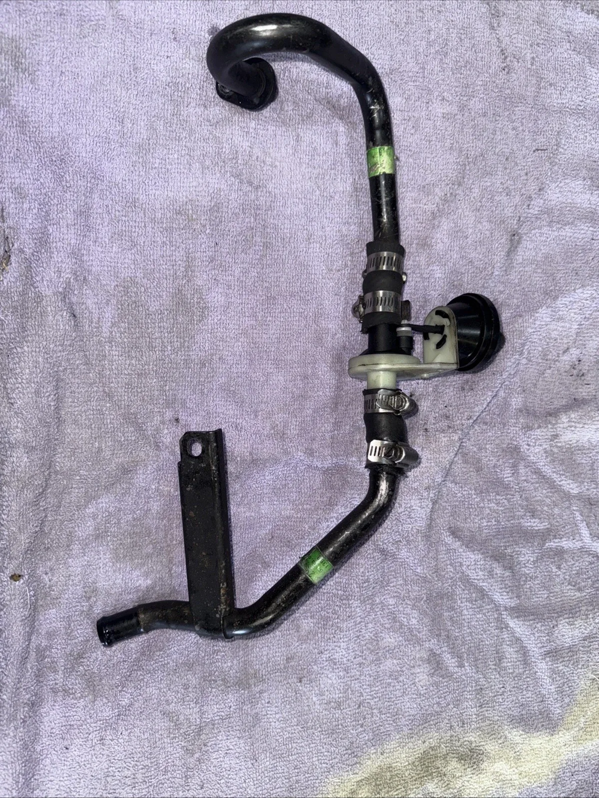 07 PORSCHE BOXSTER CAYMAN AUTO AUTOMATIC TRANSMISSION OIL COOLER LINE HOSE VALVE