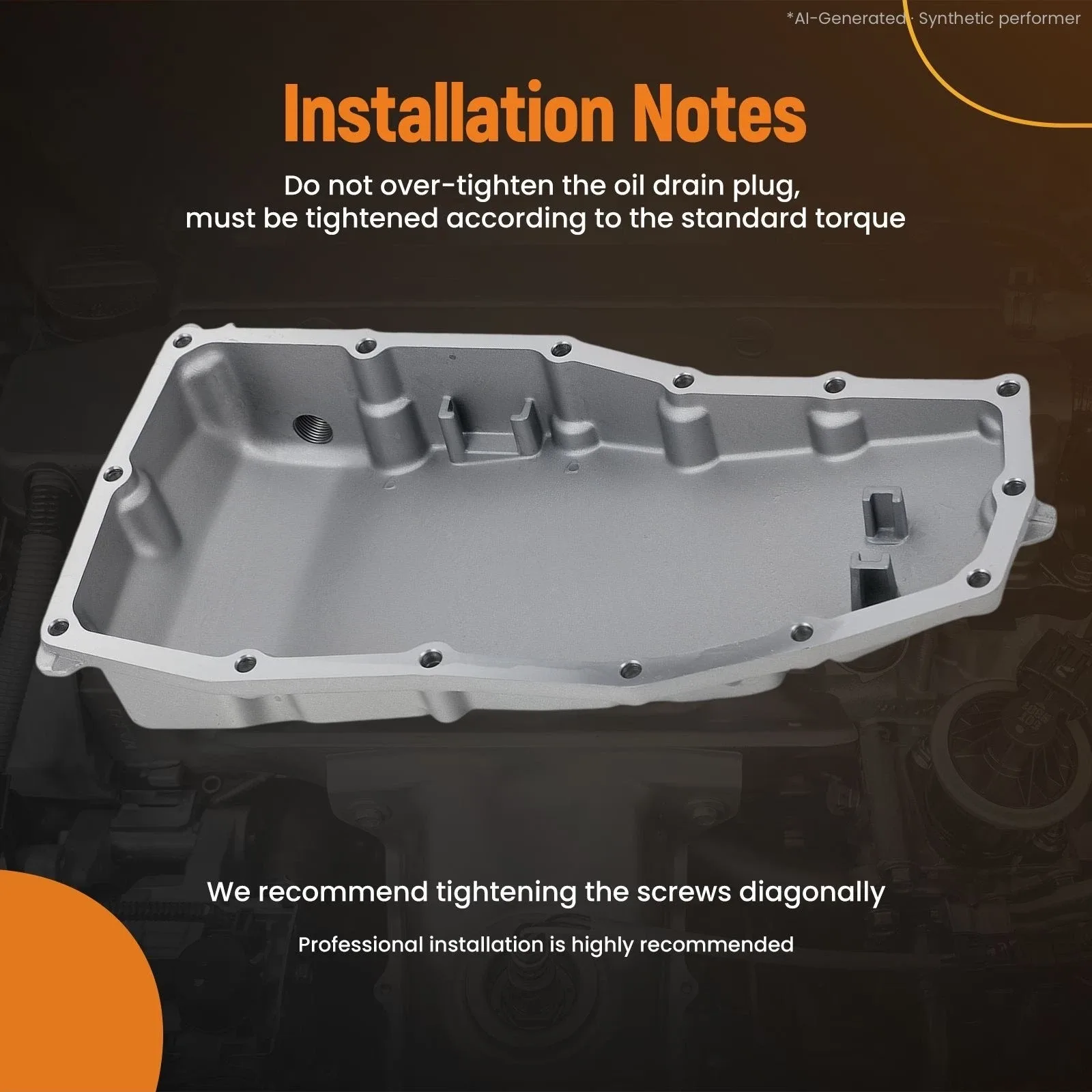 Automatic Trans Oil Pan for Honda Accord Sedan/Coupe 2013-2014 21151RJ2000 image 2