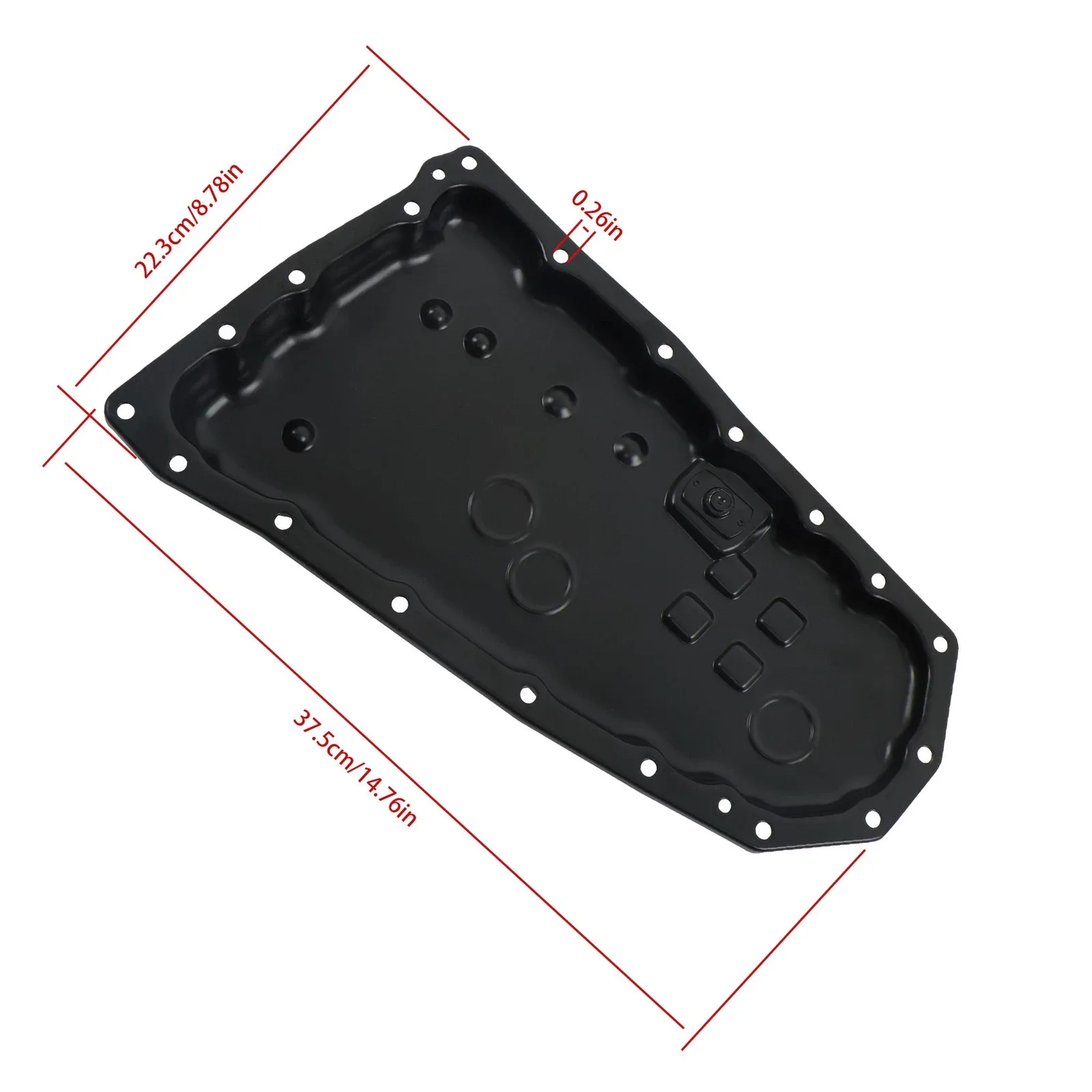 2015-2024 Mitsubishi Lancer/Outlander Transmission Oil Pan QS648048QR image 4
