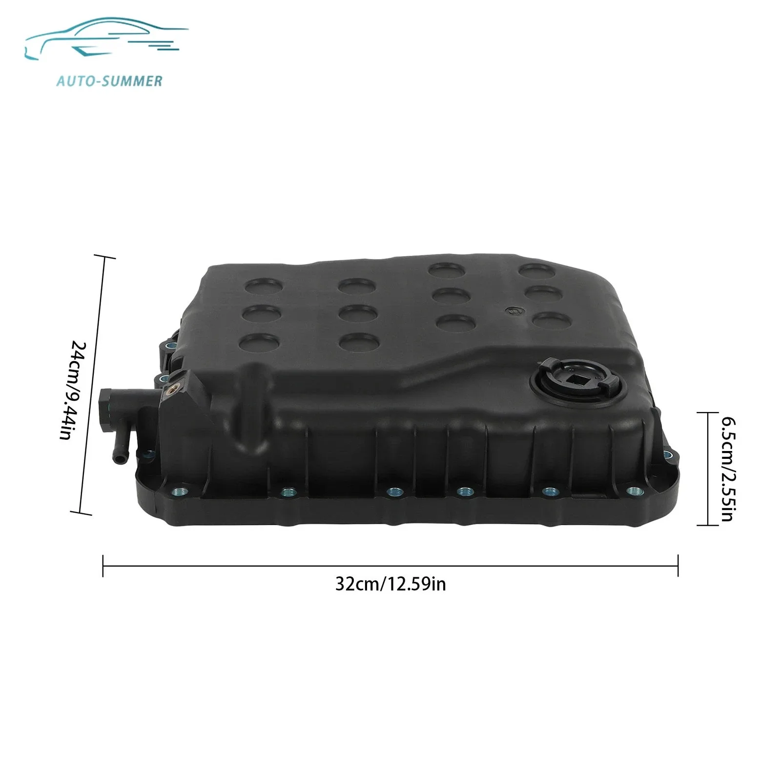 2011-2018 Hyundai / Kia Transmission Oil Pan AS773889MM (45280-3B010) image 3