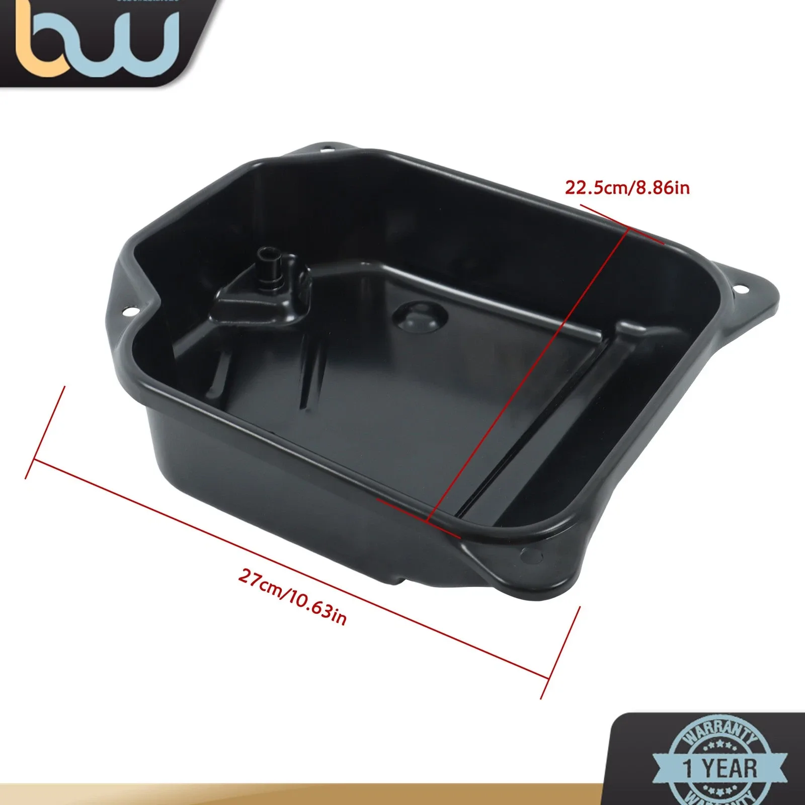 Transmission Oil Pan w/ Drain Plug & Gasket For VW Beetle Jetta Passat 1993-2006 image 4