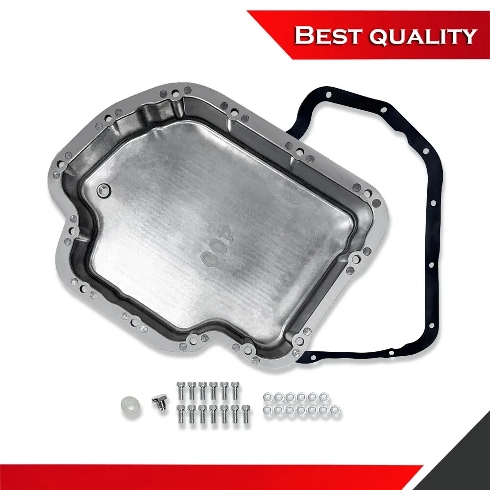 Polished Finned Aluminum Transmission Oil Pan for TH400 - TR27068 image 3