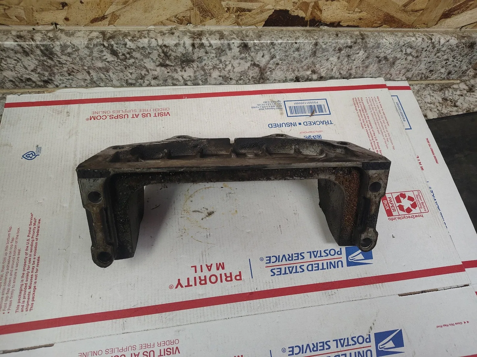 2003-2008 Dodge RAM 1500 2500 4.7 5.7 Oil Pan Bracket Lower Brace OEM 53020884 image 2