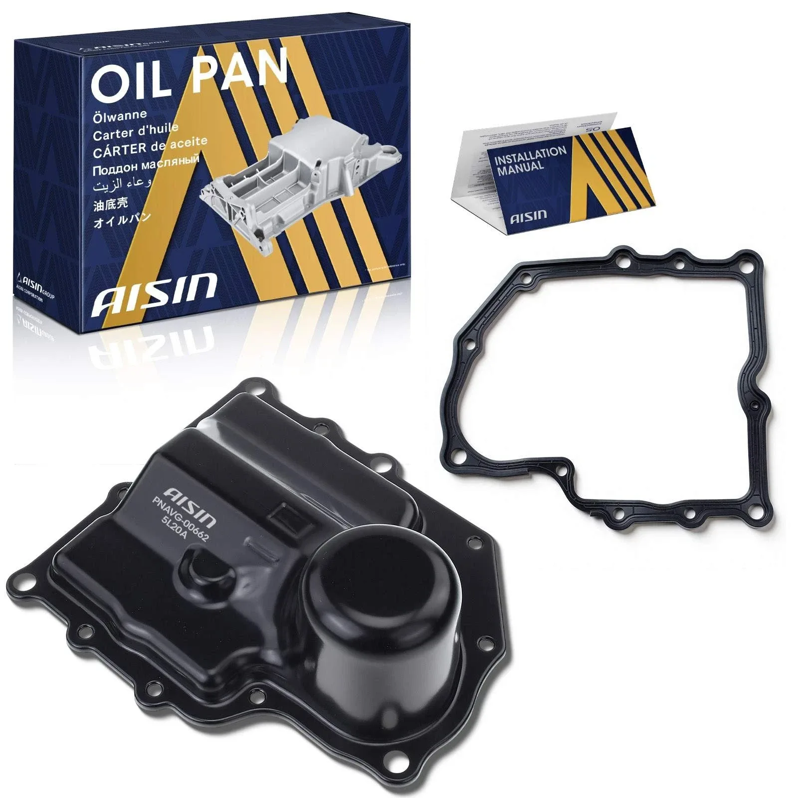 AISIN Transmission Oil Pan for Volkswagen Jetta Passat Golf Beetle 2008-2018