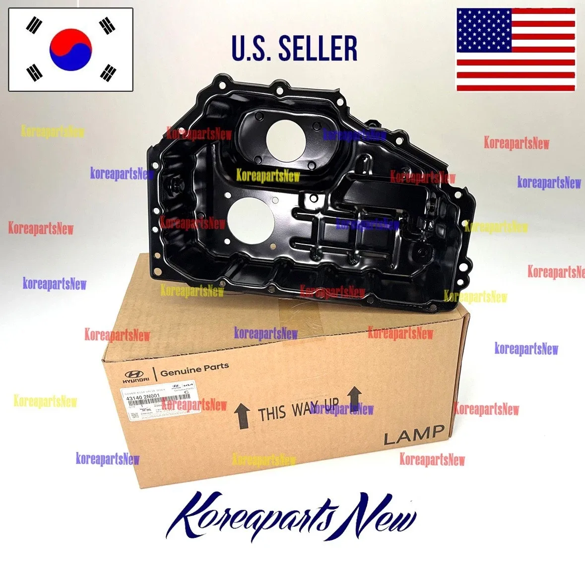 2021-2026 Kia Santa Fe Santa Cruz Sonata K5 Transmission Oil Pan Valve Body 43140-2N001 image 2