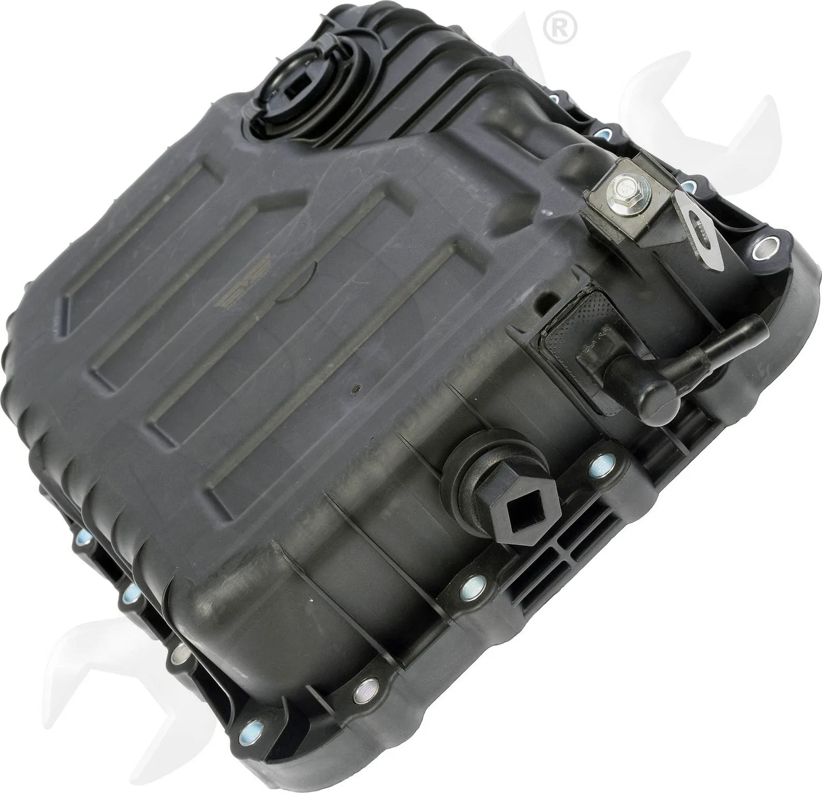 APDTY 173070 Transmission Oil Pan With Drain Plug image 2