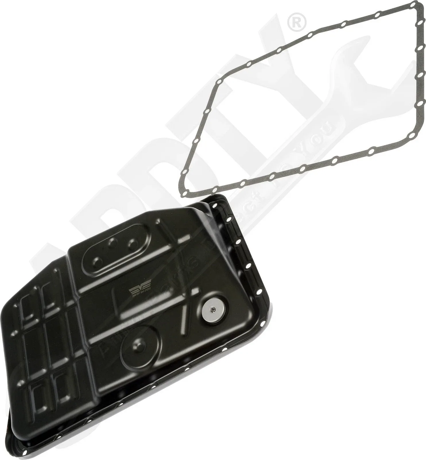 APDTY 170127 CVT Transmission Oil Pan With Gasket & Drain Plug (22-Hole Pan)