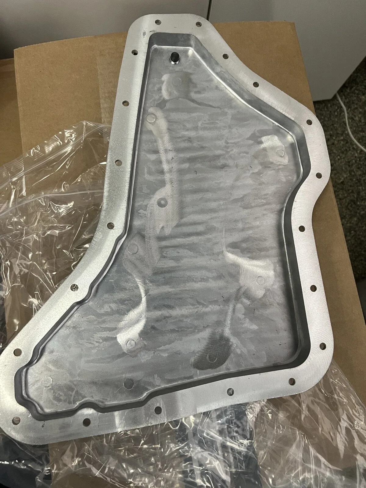 ZZPerformance 4T65E Low Profile Aluminum Transmission Oil Pan ZZ-ATPAN-98-B image 2